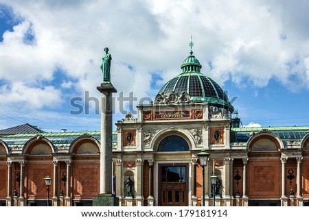 Copenhagen landmark - famous art museum Carlsberg Glyptotek
