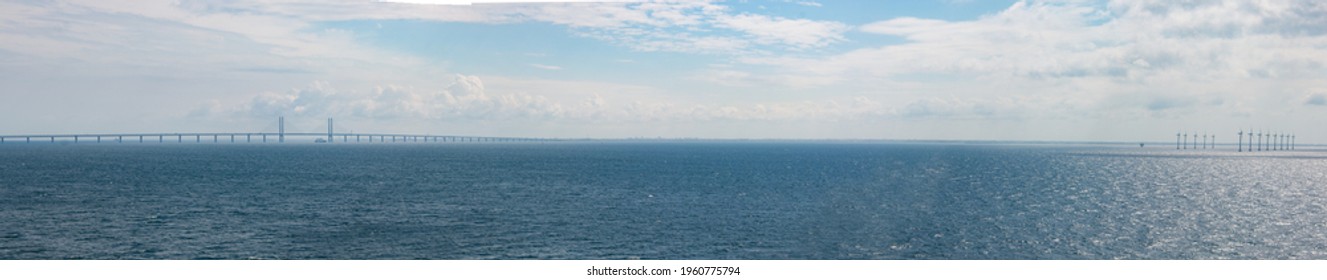 Copenhagen Oresund Bridge ((Øresundsbroen, Öresundsbron, Øresundsbron) Region Sjælland (Region Zealand) Denmark