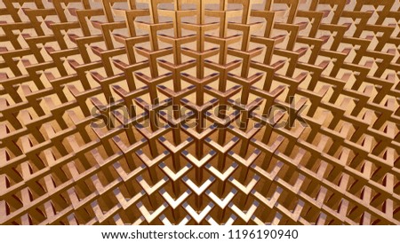Copper background, 3Drendering