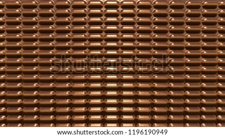 Copper background, 3Drendering