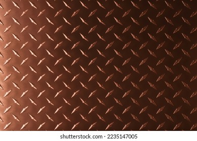 copper background with diamond pattern, bronze texture - Shutterstock ID 2235147005