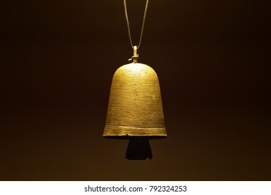 Copper bell close up