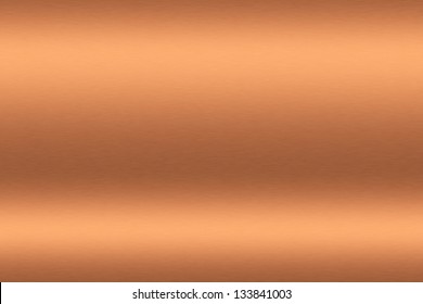 Copper Brushed Metal As Background