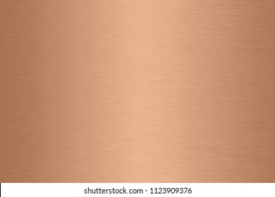 Copper Brushed Metal Background Gradient Surface