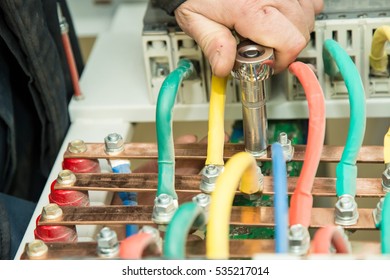 Copper Busbar Colored Wires Stock Photo 535217014 | Shutterstock