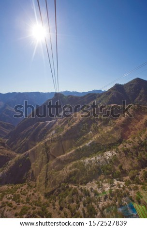 Similar – Foto Bild Seilbahn im Nebel