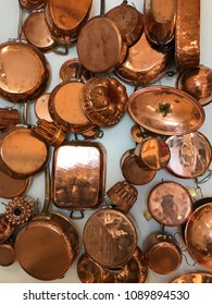 Copper Cookware Wall Art