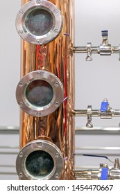 Copper Distilling Column Alcohol Still Brewery Equipment