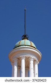 Copper dome with columns