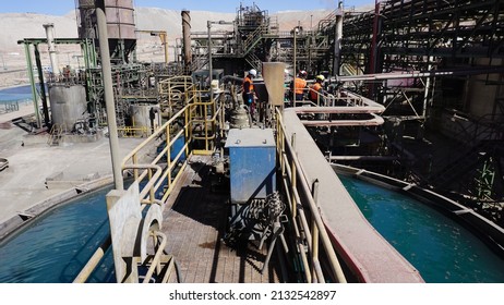 Copper Extraction Industrial Processing Dust Refineries Ore Extraction