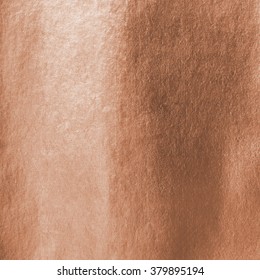 Copper foil shiny wrapping paper texture background for wall paper decoration element
