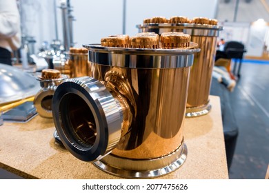 Copper gin basket for distillation column. - Powered by Shutterstock