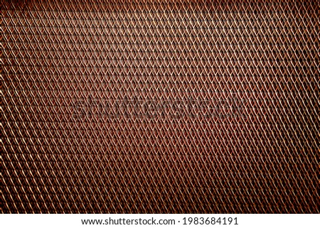 copper iron pattern for texture abstract pattern decoration 