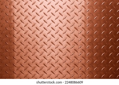 copper metal with diamond embossing, bronze texture as an abstract background. - Shutterstock ID 2248086609