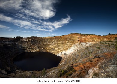 Copper Mine Open Pit Atalaya Rio Tinto (Spain)