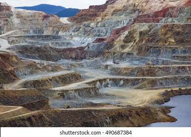 Copper Mine With Its Special Colors