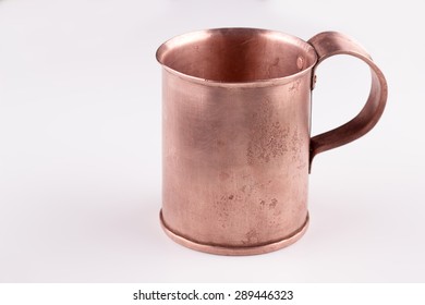 COPPER MUG On A White Background