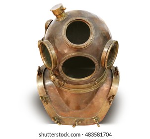 Copper Old Vintage Deep Sea Diving Suit