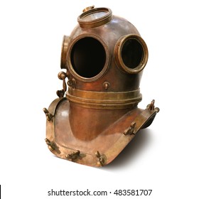 Copper Old Vintage Deep Sea Diving Suit