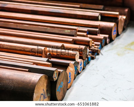 Copper store raw material