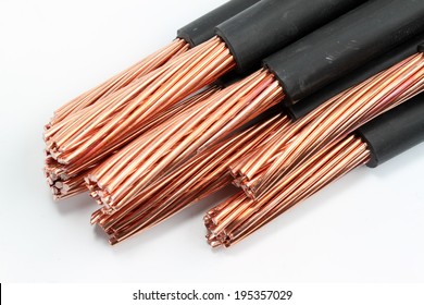 Copper Wire Isolated On White