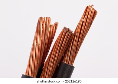 Copper Wire Isolated On White