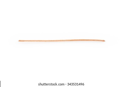 Copper Wire Isolated On White