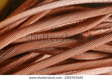 Copper wire. Scrap old Copper Wire for recycling. Non-ferrous metals. Electrical wiring. Beryllium Copper wire. Bare bright. Bright and Shiny. Electrical Wires. Recycling. Industrial Copper Wire. 
