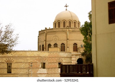 Coptic Dome From The Hanging Church In Cairo