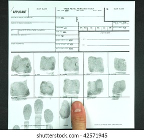 Copy Fingers On Fingerprint Card