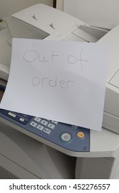 Copy Machine Needs To Be Fix, Printer Failure At Office