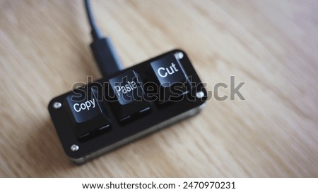 Copy Paste and Cut keypad for computer