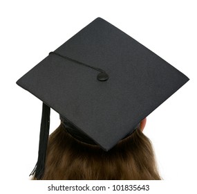 Copy Space On Top Of Graduation Cap