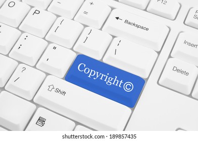 Copyright Button On Keyboard Stock Photo 189857435 | Shutterstock