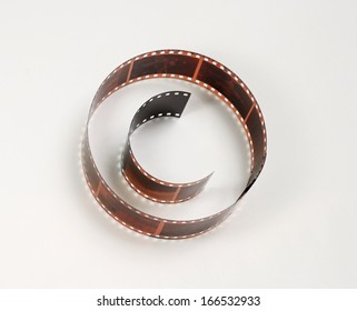 Copyright Sign Shaped Photo Film, Concept Of Protect Visual Art Work