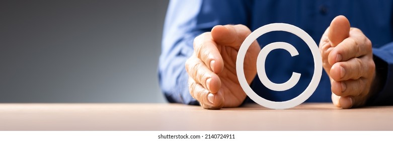 Copyright Symbol Protection Sign Register Trademark Stock Photo ...