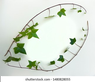 copyspace with leaves and branches