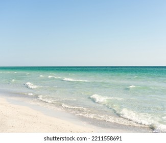 Coquina Beach Scenery In Florida