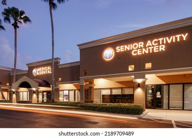 Coral Springs, FL, USA - August 7, 2022: Senior Activity Center Coral Springs FL