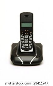 A Cordless Phone Isolated At White