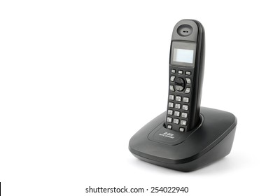 Cordless Phone On White Background