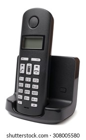 Cordless Phone On White Background