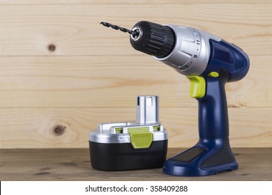 Cordless Power Drill And Battery