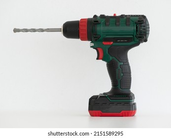 Cordless Power Drill Isolated On White Background