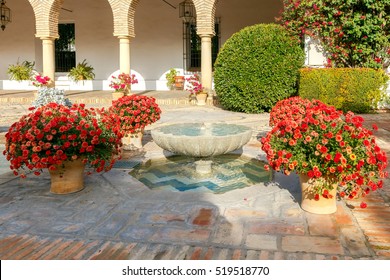 Spanish Patio Images Stock Photos Vectors Shutterstock