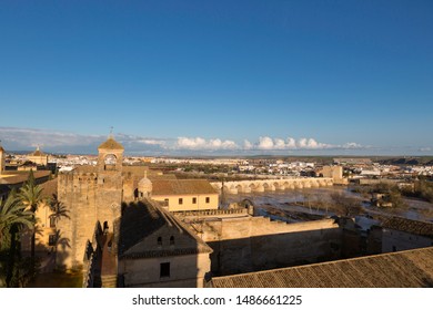 Cordoba,Spain,2,2014;Gardens, Buildings And View Of The Alcazars Of The Catholic Monarchs