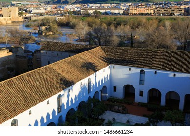 Cordoba,Spain,2,2014;Gardens, Buildings And View Of The Alcazars Of The Catholic Monarchs