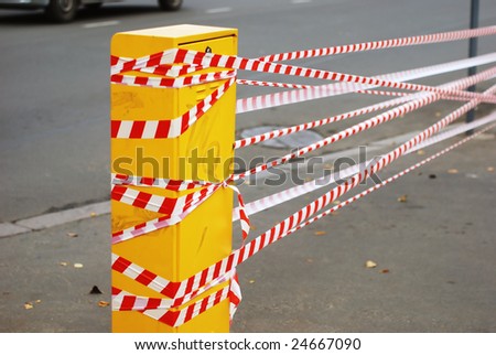 Similar – Image, Stock Photo barrier Autumn