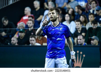 Corentin Moutet Of France During The Rolex Paris Masters, ATP Masters 1000 Tennis Tournament, On October 30, 2022 At Accor Arena In Paris, France.