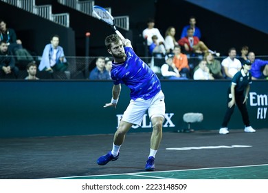 Corentin Moutet Of France During The Rolex Paris Masters, ATP Masters 1000 Tennis Tournament, On October 30, 2022 At Accor Arena In Paris, France.